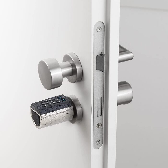 VisorTech електронний дверний циліндр-замок із Bluetooth, додатком та IP65, смарт-ключ, транспондер