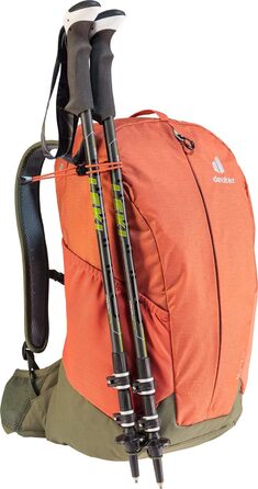Унісекс туристичний рюкзак deuter AC Lite 23 л, паприка/хакі