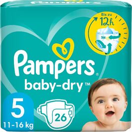 Підгузки Pampers Baby Dry розмір 5 (11-25 кг), 26 шт