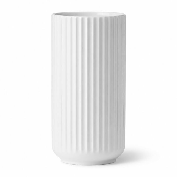 Ваза Lyngby Porcelæn H20.5 см біла – класичний данський дизайн