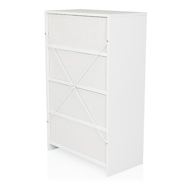 Комод ESTORIA 58x30x91см 4 відділення білий hjh LIVING