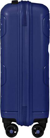 Валіза American Tourister Sunside 55 см, 35 л, темно-синя, ручна поклажа, на 4 колесах