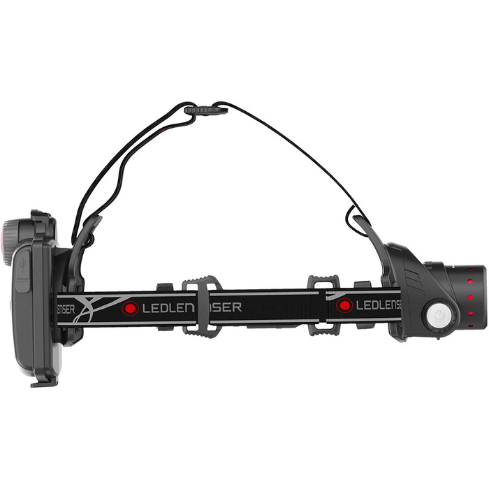 Налобний ліхтар Ledlenser H14R.2, 1000 лм, акумуляторний, до 35 годин, червоне світло, фокусування однією рукою