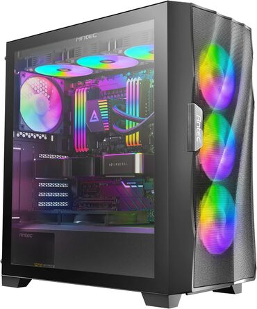 Ігровий корпус Antec DF700 Flux Midi Tower чорний, роздрібна версія, універсальний розмір