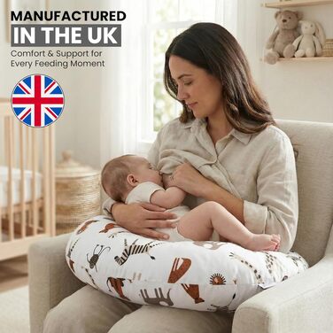 Подушка для годування Cuddles Collection Stillkissen 4-в-1 (Райдуга) багатофункціональна, для вагітних та годуючих мам