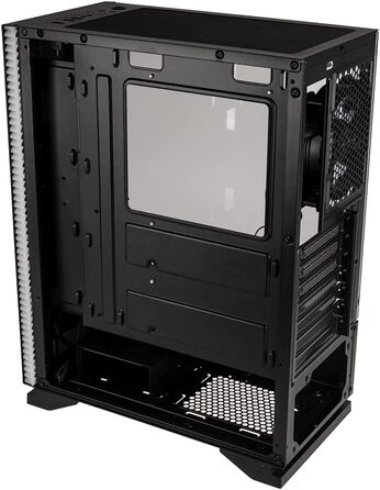 Корпус для ПК Kolink Inspire K11 ARGB Midi-Tower, чорний, з боковою панеллю з загартованого скла, RGB-вентилятор, підтримка водяного охолодження, ATX