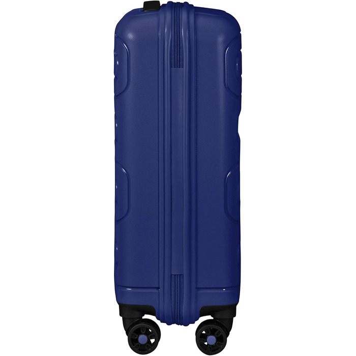 Валіза American Tourister Sunside 55 см, 35 л, темно-синя, ручна поклажа, на 4 колесах