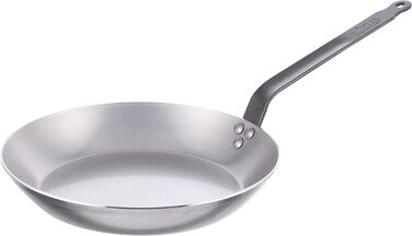 Сковорода de Buyer CARBONE PLUS 30 см з вуглецевої сталі, срібляста