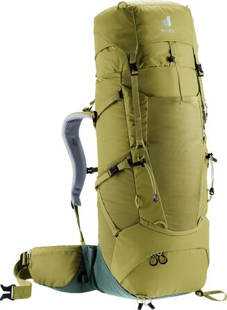 Туристичний рюкзак Deuter Aircontact Core 40+10 л, зелений, модель 2024, для трекінгу