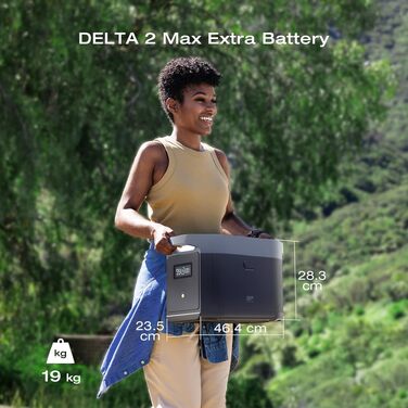 Додатковий акумулятор EcoFlow DELTA 2 Max портативна електростанція, 2048 Вт·год, 3000 Вт