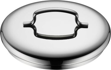 Набір каструль WMF Mini для індукції, 5 предметів, нержавіюча сталь Cromargan, з металевими кришками, компактні та штабельовані, ідеально для невеликих порцій