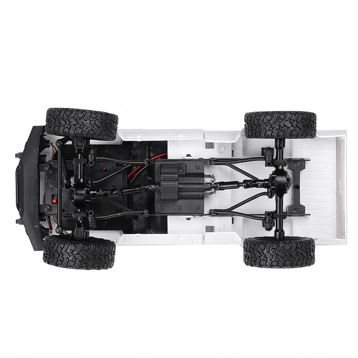 Радіокерована машина WPL C-24 4WD, всюдихід, білий, масштаб 1:16, дальність 65 м, швидкість 10 км/год