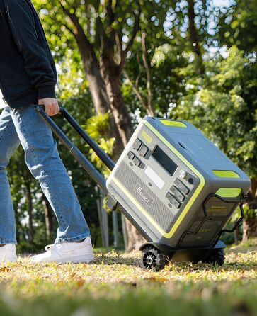 Портативна електростанція FOSSiBOT F2400, сонячний генератор 2048Вт·год LiFePO4, 2400Вт (пік 4800Вт), 3 AC виходи 230В, для кемпінгу, автодому та дому