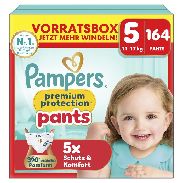 Підгузки-трусики Pampers Premium Protection Pants розмір 4 (9-15 кг), 168 шт, преміум-захист та комфорт