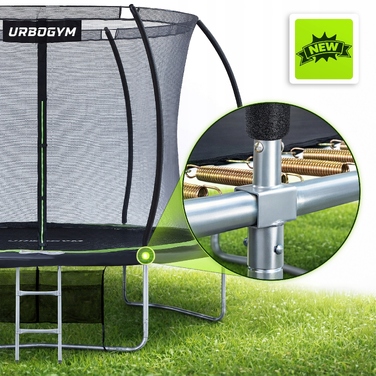 Батут із захисною сіткою Urbogym 435 см FT 14 (427-435 см)