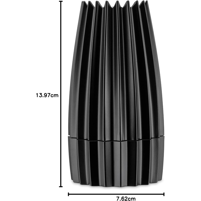 Млинок для солі, перцю та спецій Alessi WAL03 B Grind, чавунний алюміній, чорний