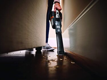 Пилосос ручний Black+Decker Dustbuster Smart Tech 36 Вт·год 18В, циклонний, дві потужності, витяжна щілинна насадка, зарядний кабель з настінним кріпленням