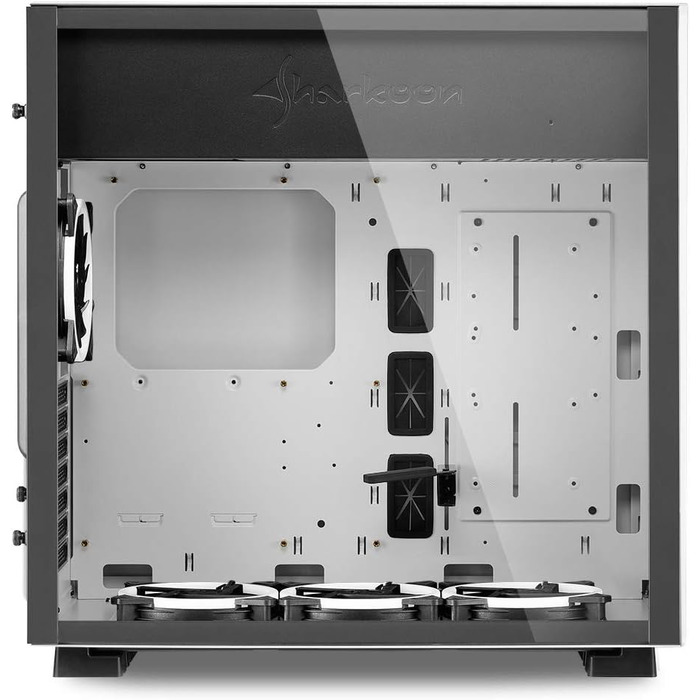 Корпус для ПК Sharkoon Pure Steel білий з RGB підсвічуванням