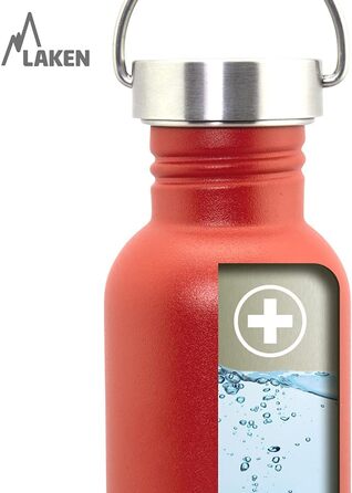 Спортивна пляшка для води LAKEN для хлопчиків, 1000 мл, червона