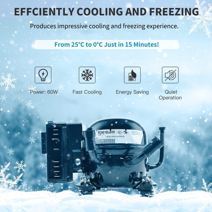 Автомобільний холодильник Alpicool CX50 50л компресорний, портативний, з USB, колесами та телескопічною ручкою для авто, кемпінгу, вантажівок, човнів