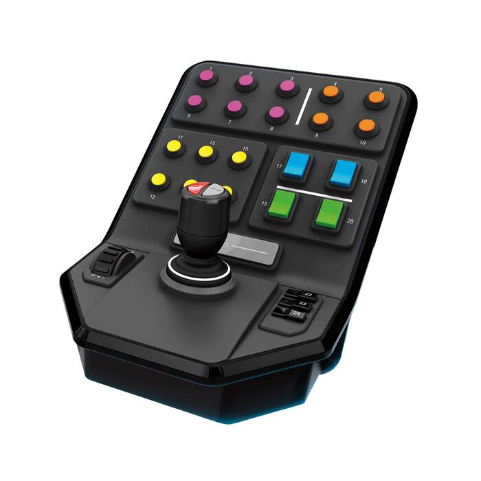 Logitech G Saitek Farming Simulator Bundle: кермо, педалі, панель управління - для ПК/Mac, USB, чорний
