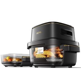 Аерофритюрниця Mova AeroChef AF20 Pro, 9 л, дві зони приготування, SyncFinish, 2700 Вт, діапазон 40-230 °C, конвекційний підігрів