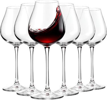 Набір келихів для вина PROST! 6 шт. 491 мл, без свинцю, для червоного та білого вина, 496 мл (набір 6 шт.)