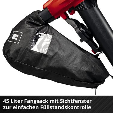 Акумуляторний лістозбір Einhell GE-CL 36/230 Li E-Solo Power X-Change (18V, функція збору та видування, турбо-режим, з насадкою для збору та видування, без акумулятора та зарядного пристрою)