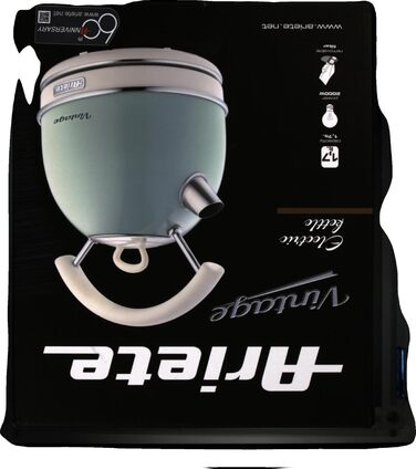 Електричний чайник Ariete 2877/03, 1,7 л, білий/бежевий