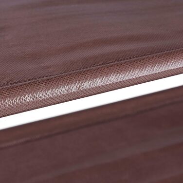 Стелаж для взуття Relaxdays з тканини, 10 ярусів, 175,5x100x29 см, для 50 пар, бордовий, збірний, XXL