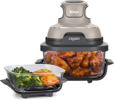 Ninja CRISPi Airfryer - фритюрниця без олії, 3.8 л, 4-в-1, 1700 В, FN101EUSTGD (Stone)