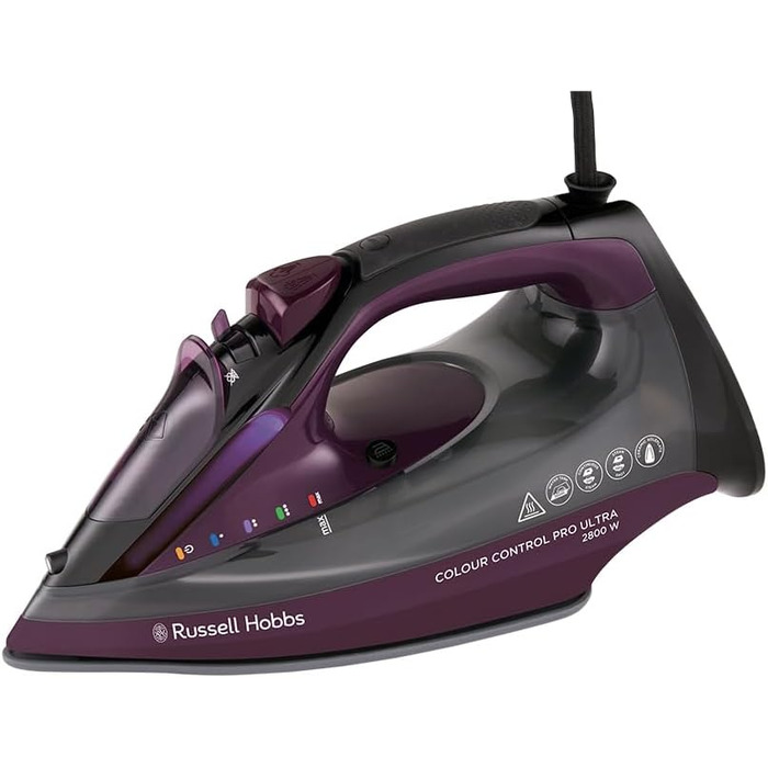 Праска парова Russell Hobbs 2800 Вт з керамічною підошвою, антикальцевим захистом та функцією самоочищення