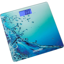 Ваги підлогові Mesko MS8156 з LCD, скляна платформа, до 150 кг, висока точність, автоматичне вимкнення