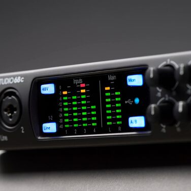 Аудіоінтерфейс PreSonus Studio 24c USB-C для запису, стрімінгу, подкастингу з програмним забезпеченням Studio One Artist та Ableton Live Lite