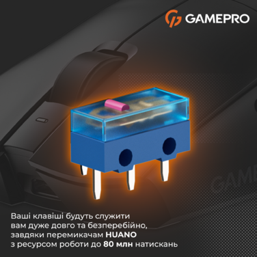 Бездротова ігрова миша GamePro Genesis Wizard (GM160B)