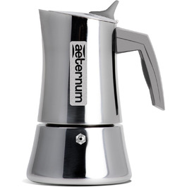 Кавоварка Bialetti Divina індукційна на 6 чашок, нержавіюча сталь, 14x11,5x20 см