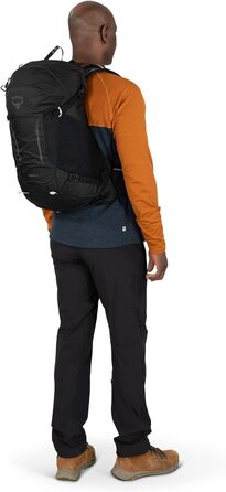 Рюкзак Osprey Hikelite 28 л чорний M-L для туризму