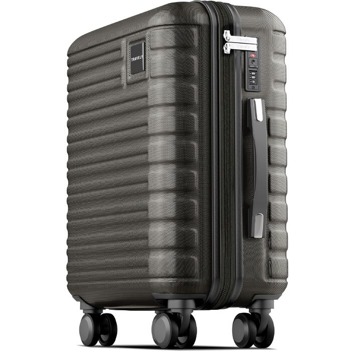 Валіза Travely XL з полікарбонату 77 см, місткість 100л, міцна валіза на колесах з TSA-замком, колір Mondsteingrau