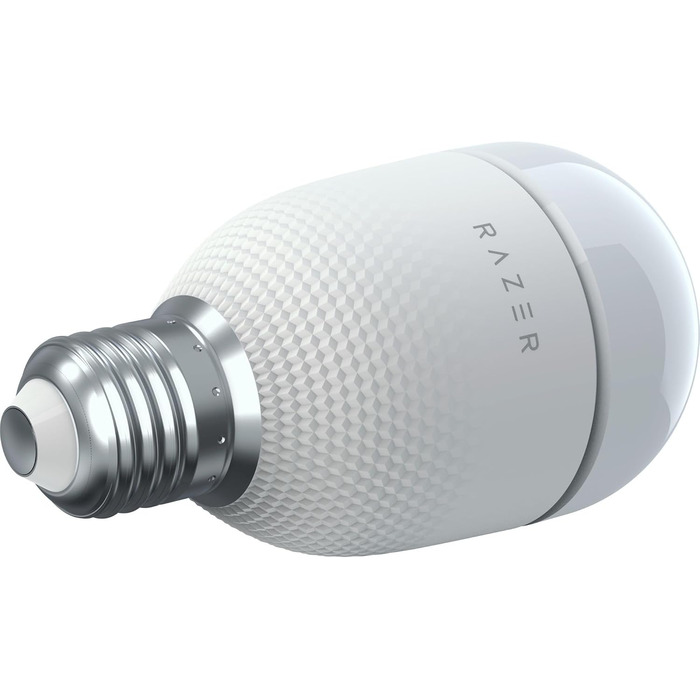 Лампа для монітора Razer Aether Smart Bulb E27 з RGB підсвічуванням для геймінгу, сенсорним керуванням та регулюванням температури кольору та яскравості