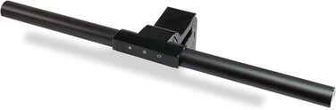 LED лампа для монітора FeinTech LTL00700 USB, кріпиться на монітор, регульована яскравість та колірна температура, чорна