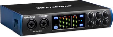 Аудіоінтерфейс PreSonus Studio 24c USB-C для запису, стрімінгу, подкастингу з програмним забезпеченням Studio One Artist та Ableton Live Lite