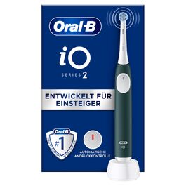 Електрична зубна щітка Oral-B iO Series 2 з магнітною технологією, 3 режими чищення, колір Forest Green