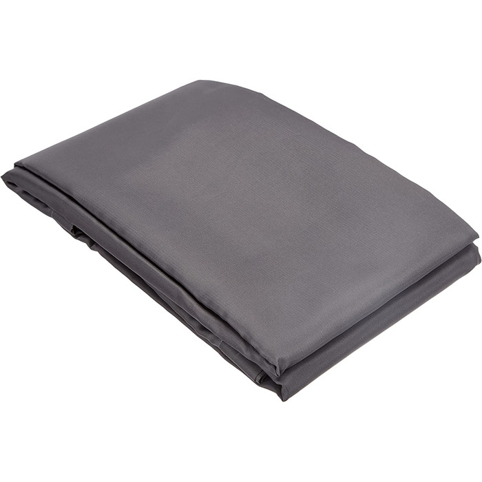 Комплект Sealskin Easy Roll: штанга для душової завіси, хром-матова, індивідуальне встановлення, алюміній + текстильна завіса Madeira, сіра, 240x200 см
