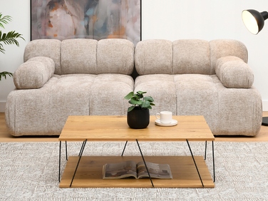 Журнальний стіл Mebel-Partner прямокутний 92 x 62 x 30,5 см, чорний дуб