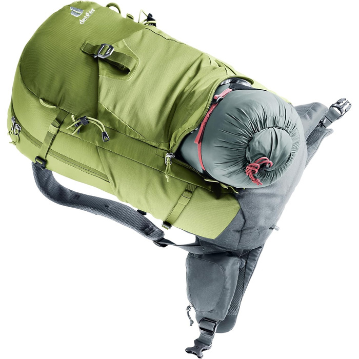 Рюкзак для чоловіків Deuter Trail Pro 33 л для альпінізму та туризму, meadow-graphite