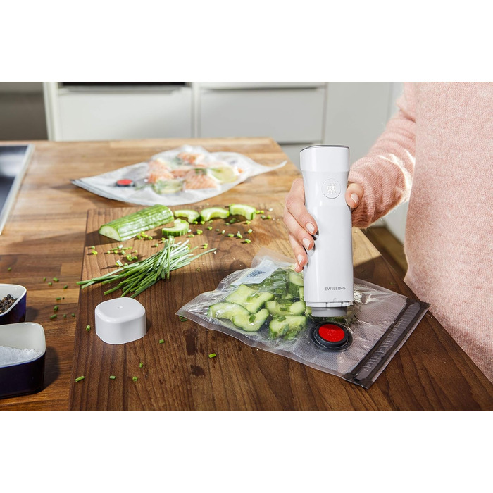Вакуумний набір ZWILLING Fresh & Save, 7 предметів, стартовий комплект, 19 x 5 см