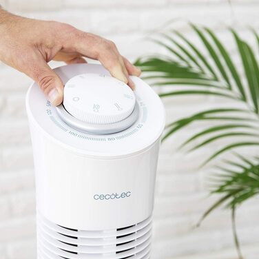 Вентилятор Cecotec EnergySilence 790 Skyline 50W, 76 см, механічний, з таймером, білий