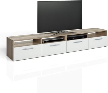 Тумба під телевізор Vicco Diego 190x38 см, дуб сонома