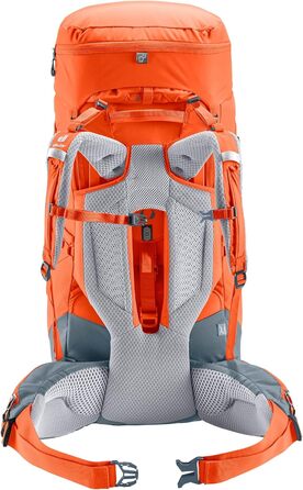 Жіночий трекінговий рюкзак Deuter Aircontact Core 45+10 л, паприка-графіт