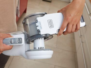 Акумуляторний ручний пилосос BLACK+DECKER Dustbuster Pivot PV1820L 18В, бездротовий, з настінною зарядною станцією, щілинною насадкою та щіткою для меблів